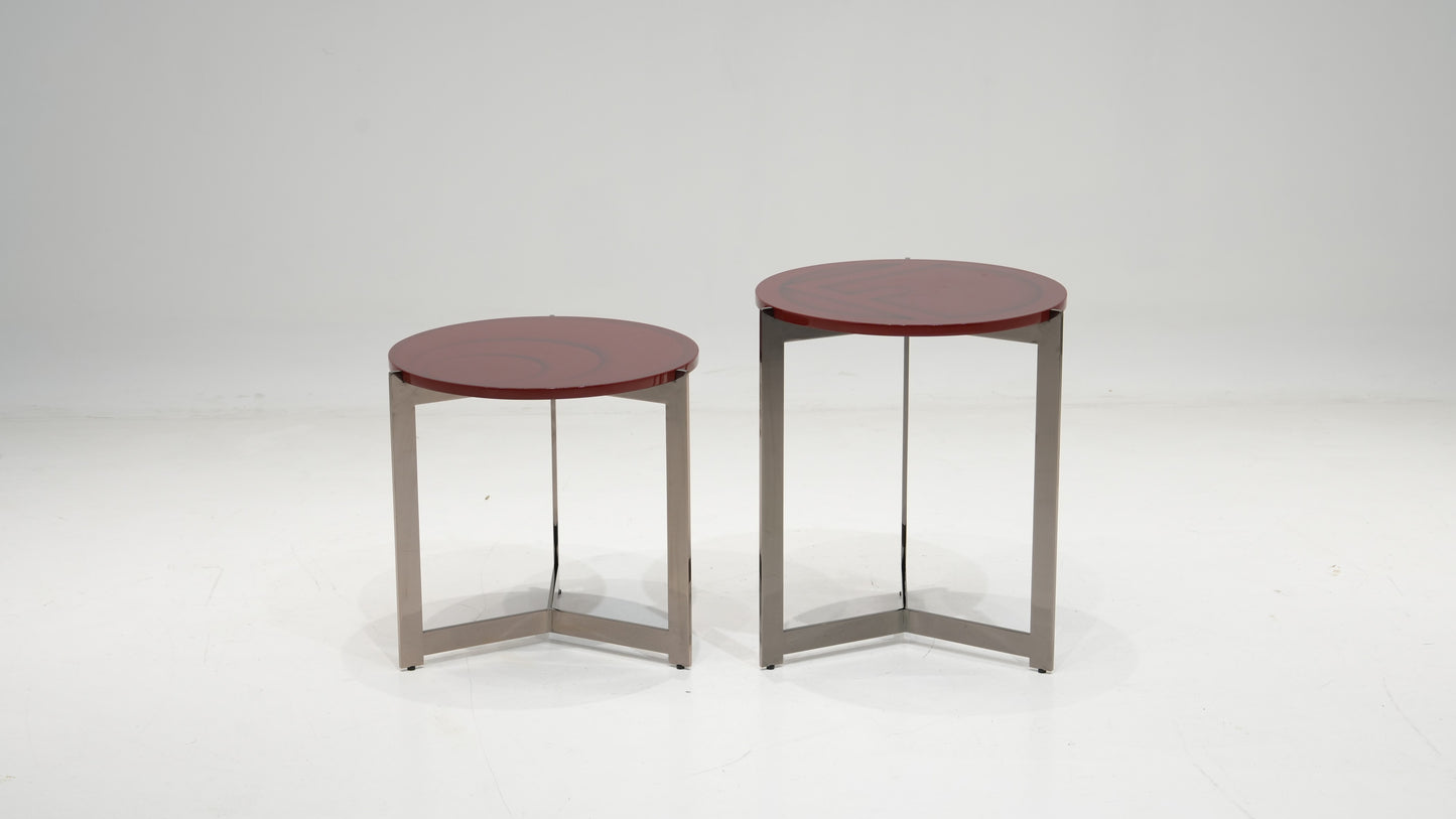Fendi Ripple Pequin Side Table