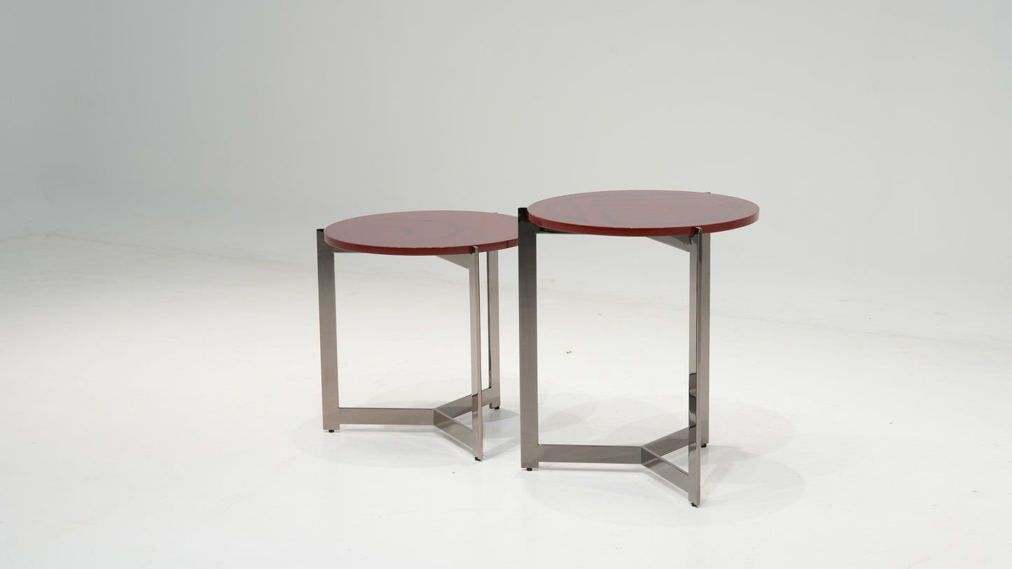 Fendi Ripple Pequin Side Table