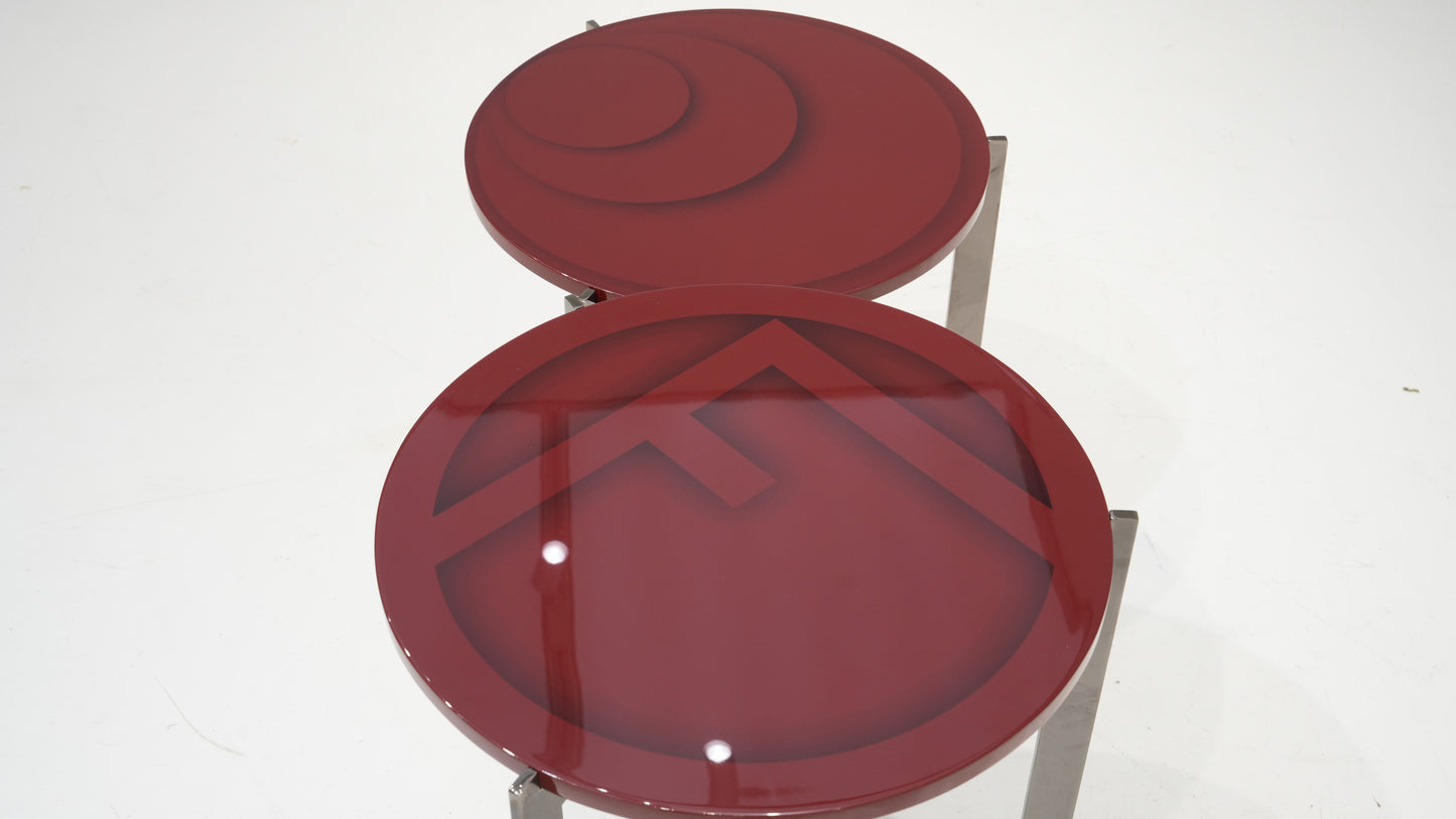 Fendi Ripple Pequin Side Table