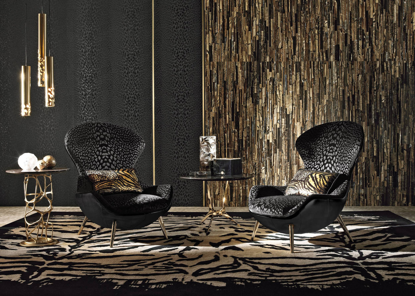 Roberto Cavalli Cooper Side Table