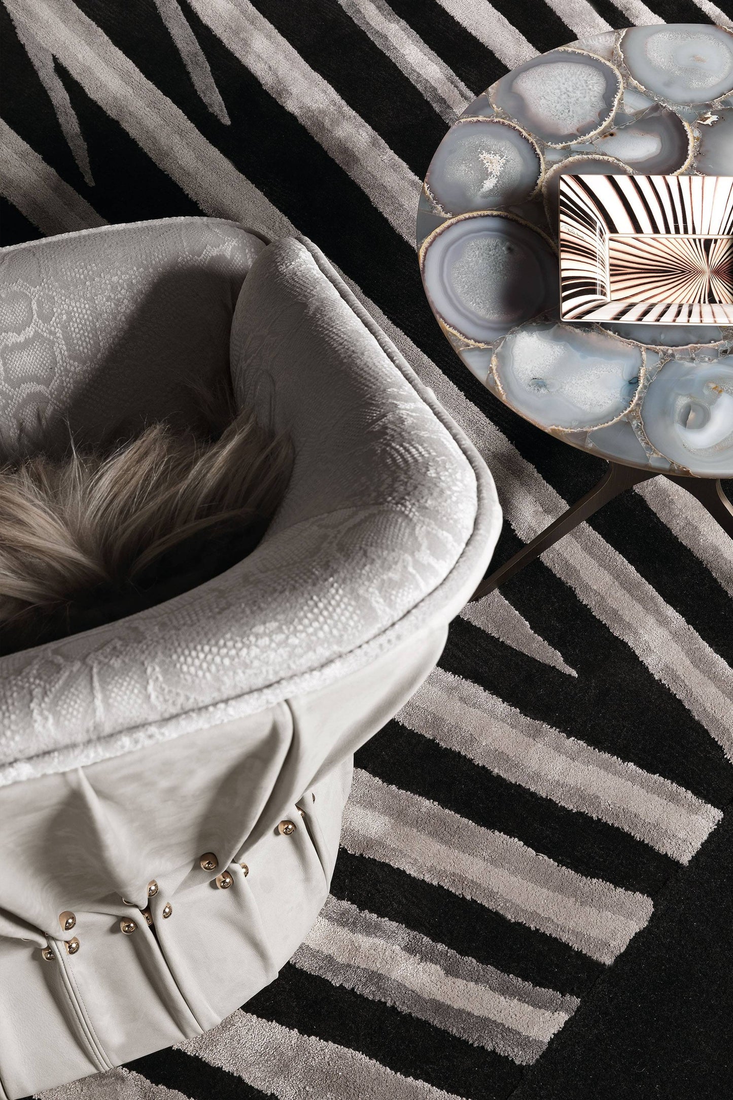 Roberto Cavalli Cooper Side Table