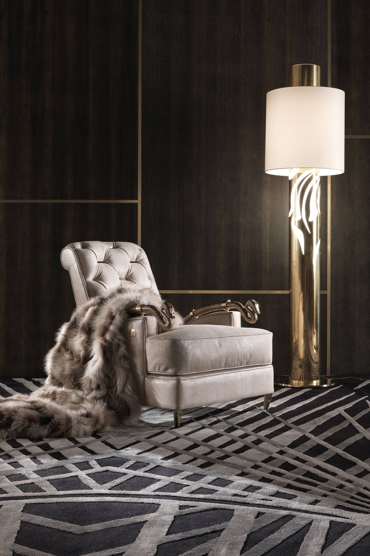 Roberto Cavalli Snake Leisure Chair