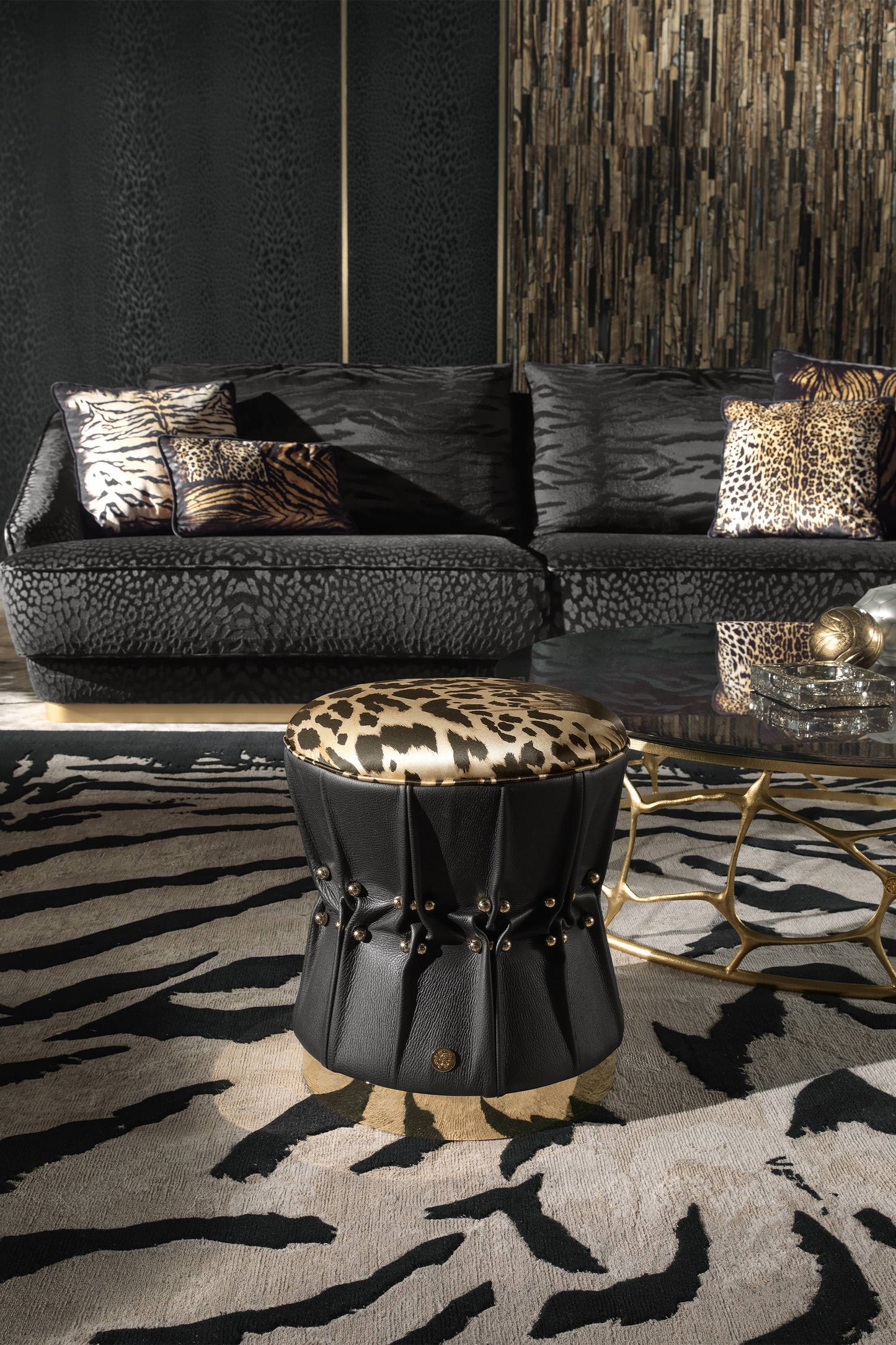 Roberto Cavalli Inanda Stool