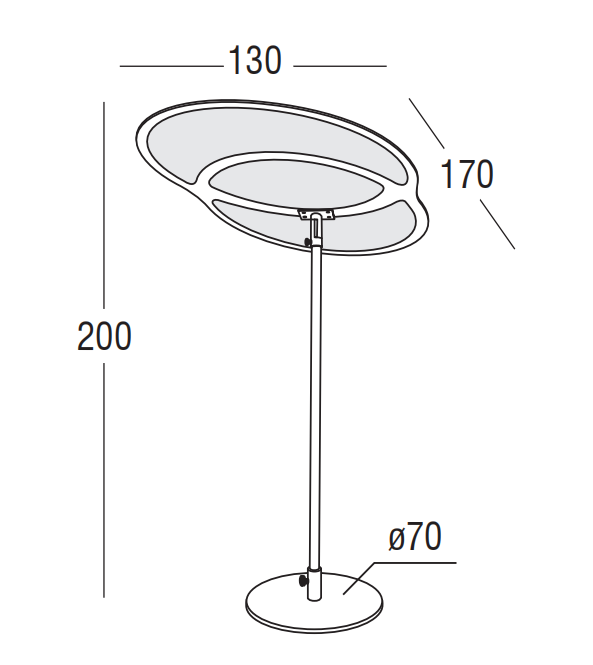 Roberti Rattan ART. 9852 Parasol