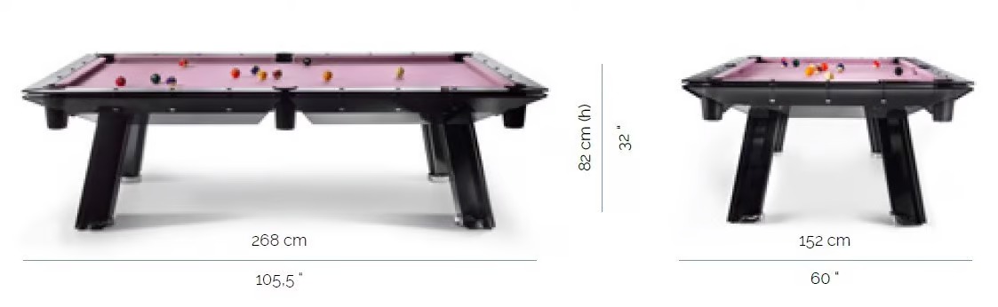 Impatia Filotto Dark Pool Table