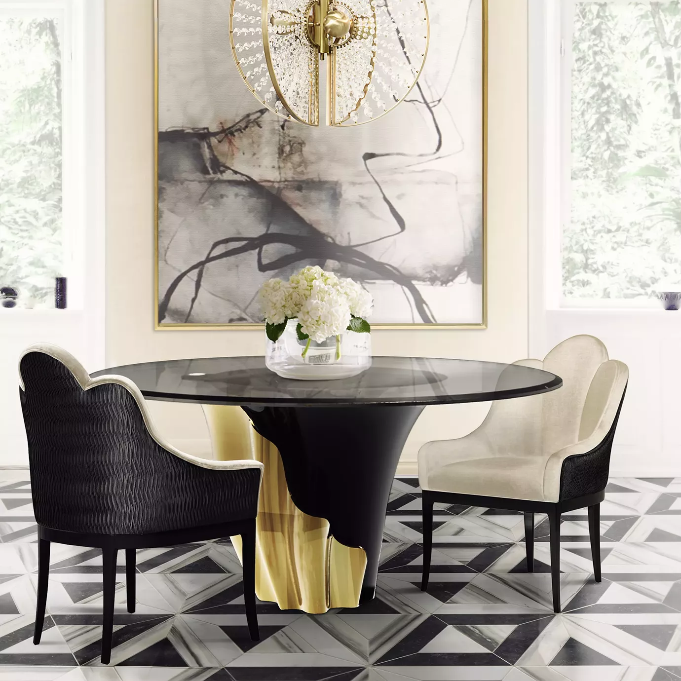 Boca Do Lobo Yasmine Dining Table