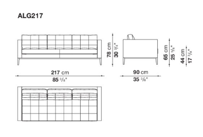B&B Ac Lounge Sofa