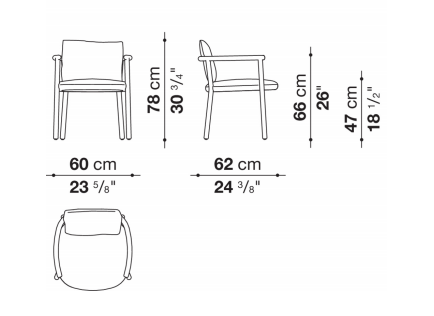 B&B Heri O' Dinning Chair