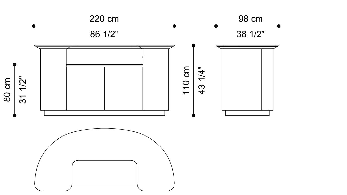 Roberto Cavalli  Kariba Bar Table