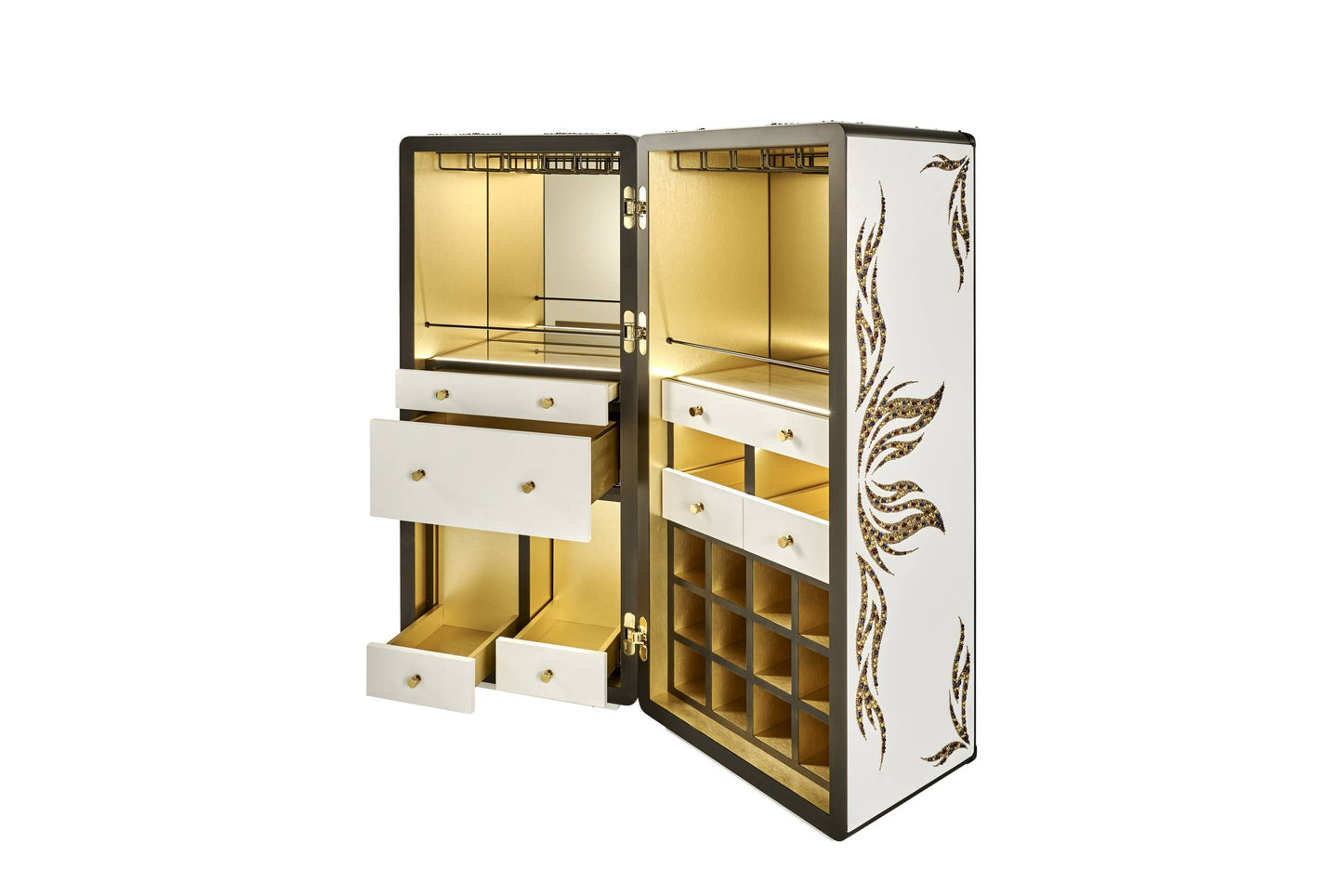 Roberto Cavalli Grandtour Vegas Wine Cabinet