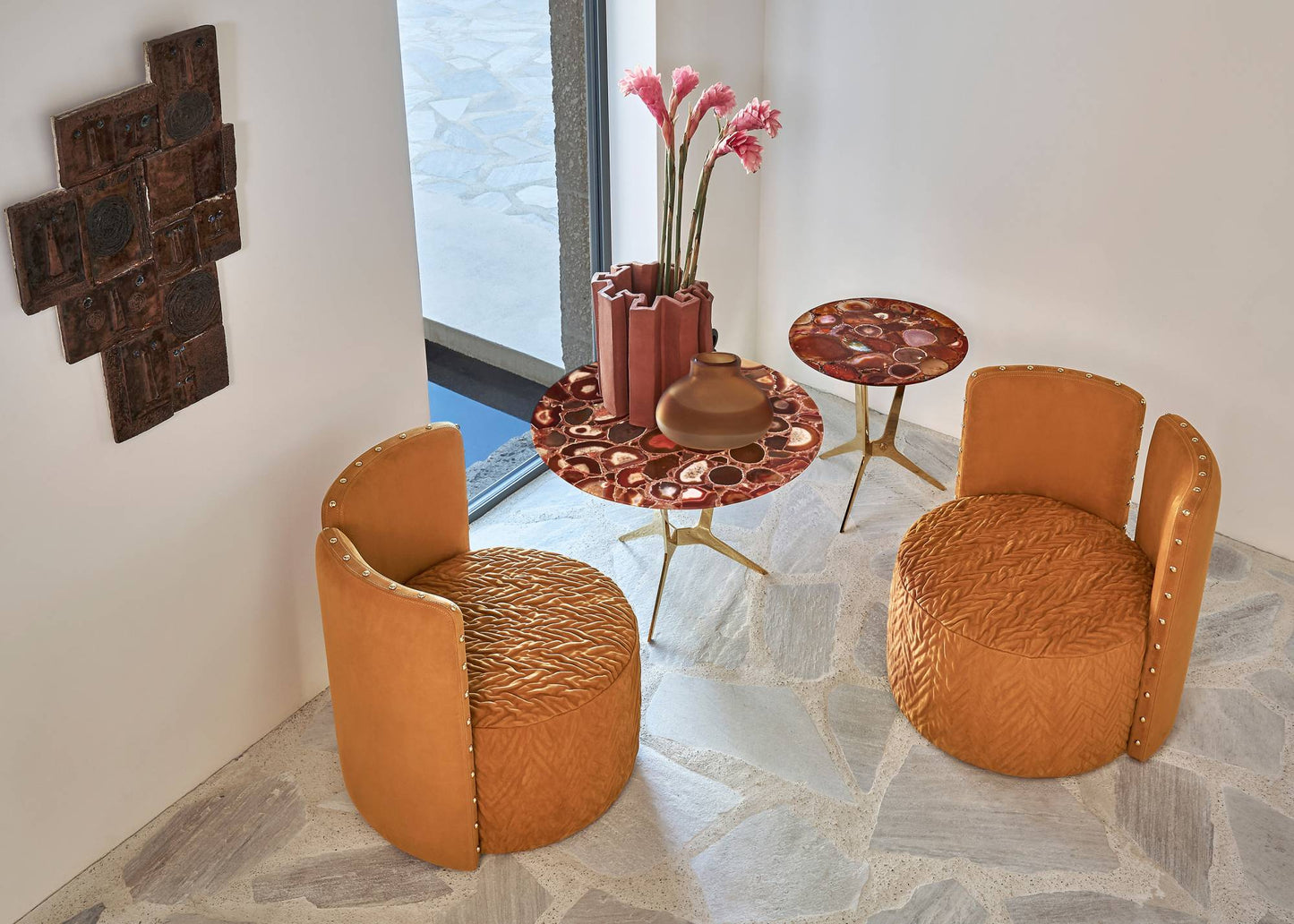 Roberto Cavalli Cooper Side Table