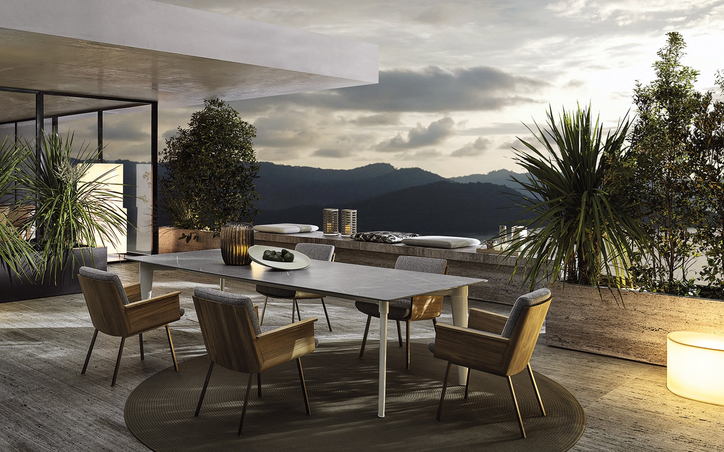 Minotti Daiki Outdoor Dining Chair