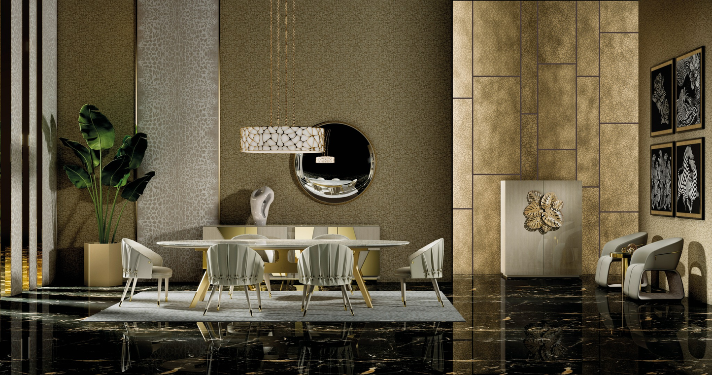 Roberto Cavalli Cooper Dining Table
