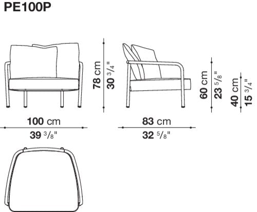 B&B Pochette Leisure Chair