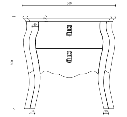 Fendi Canova Nightstand