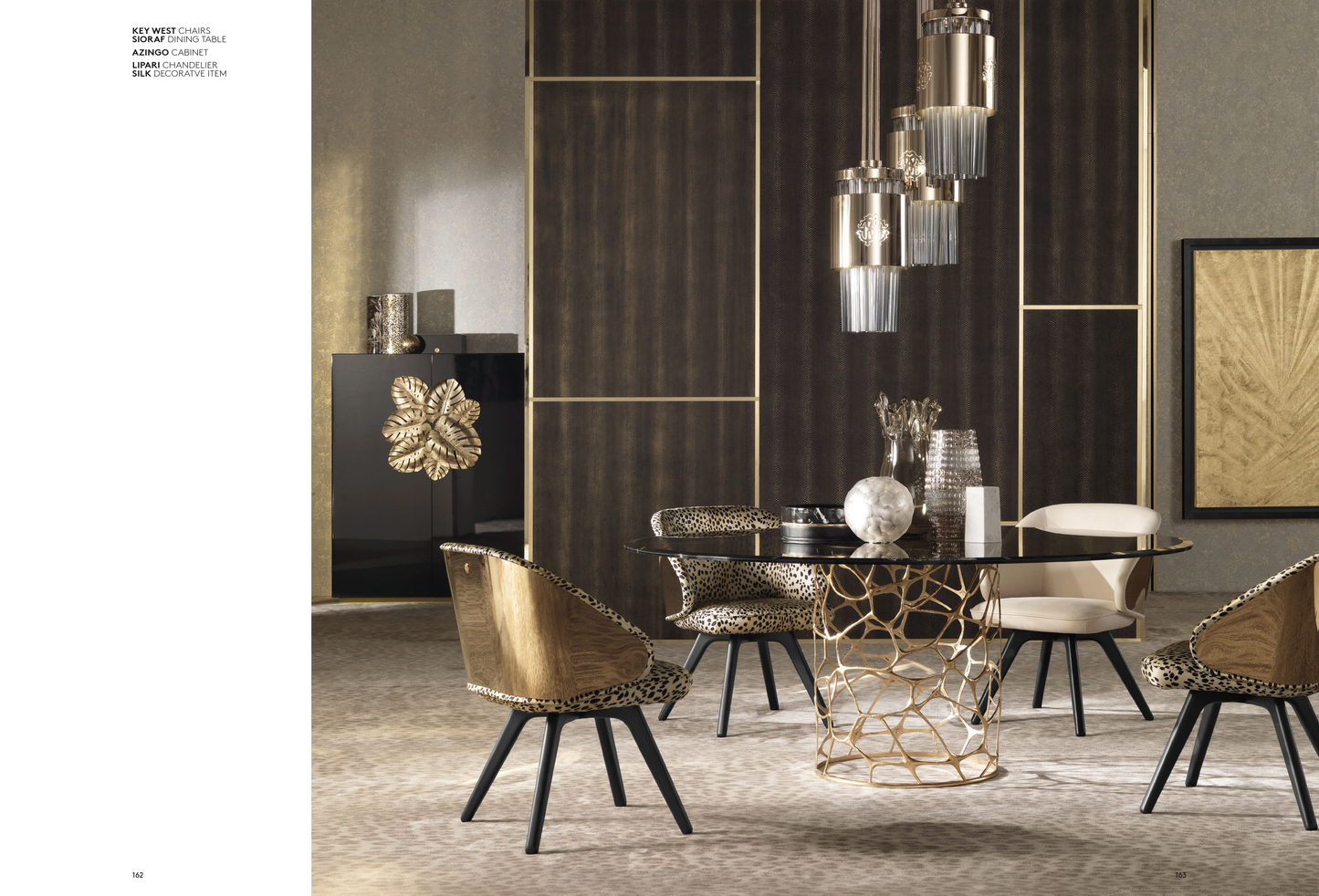 Roberto Cavalli Sioraf Dining Table
