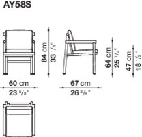 B&B italia Ayana Outdoor Dining Chair