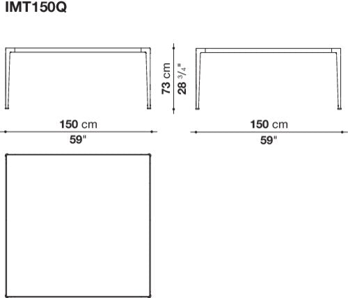 B&B Mirto Indoor Dinning Table