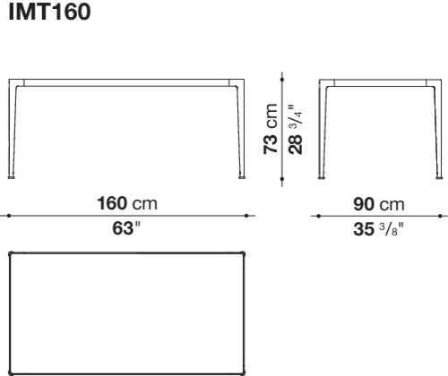 B&B Mirto Indoor Dinning Table
