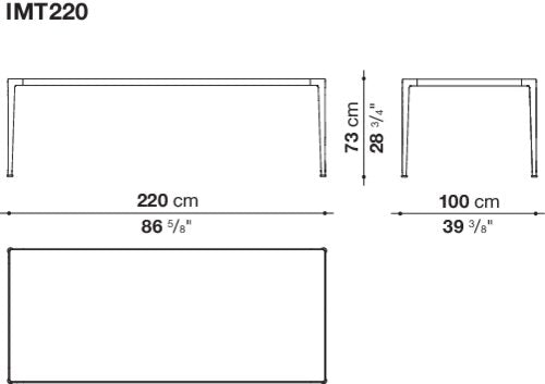 B&B Mirto Indoor Dinning Table
