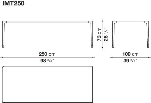 B&B Mirto Indoor Dinning Table