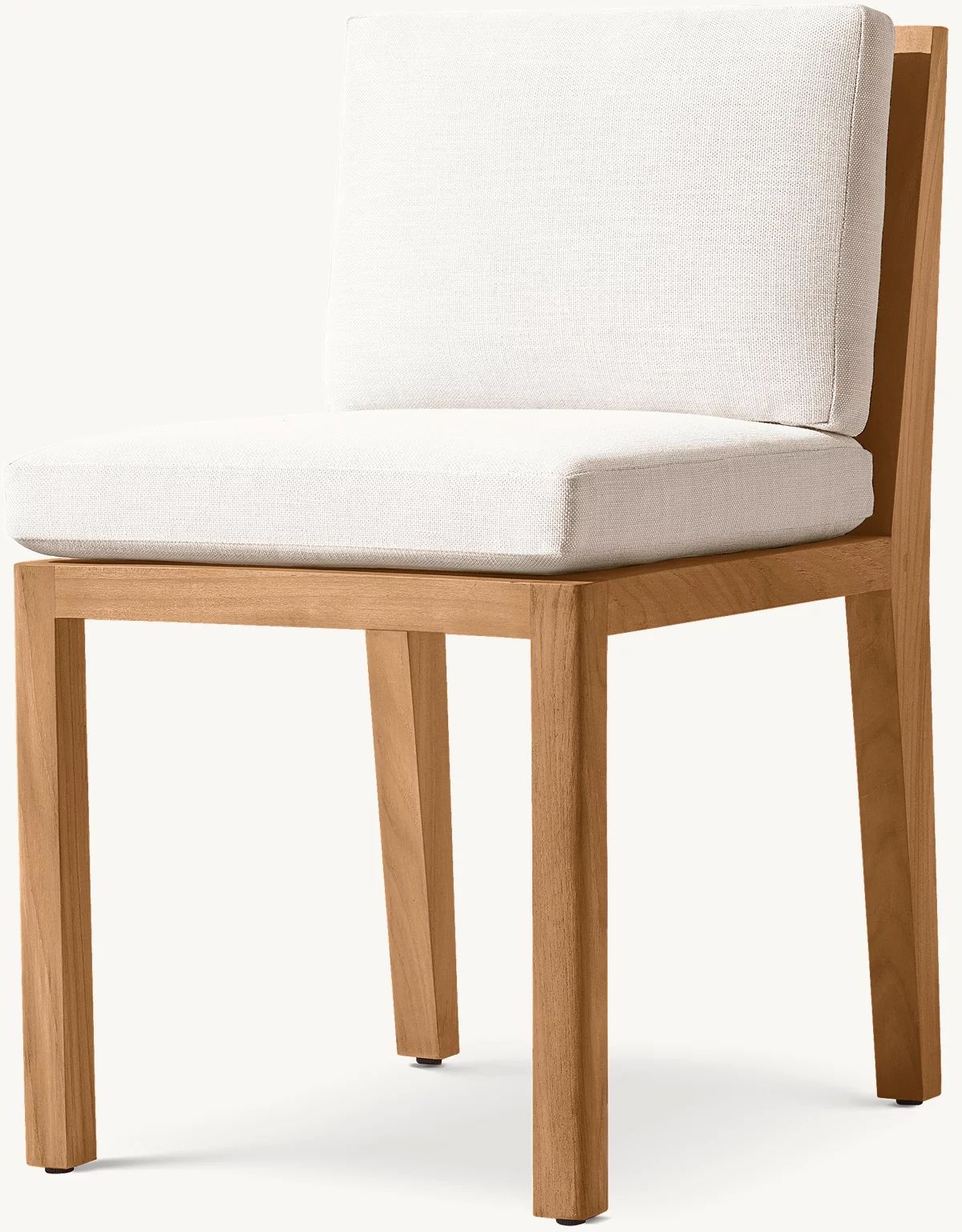 RH Maya Teak Dining Side Chair