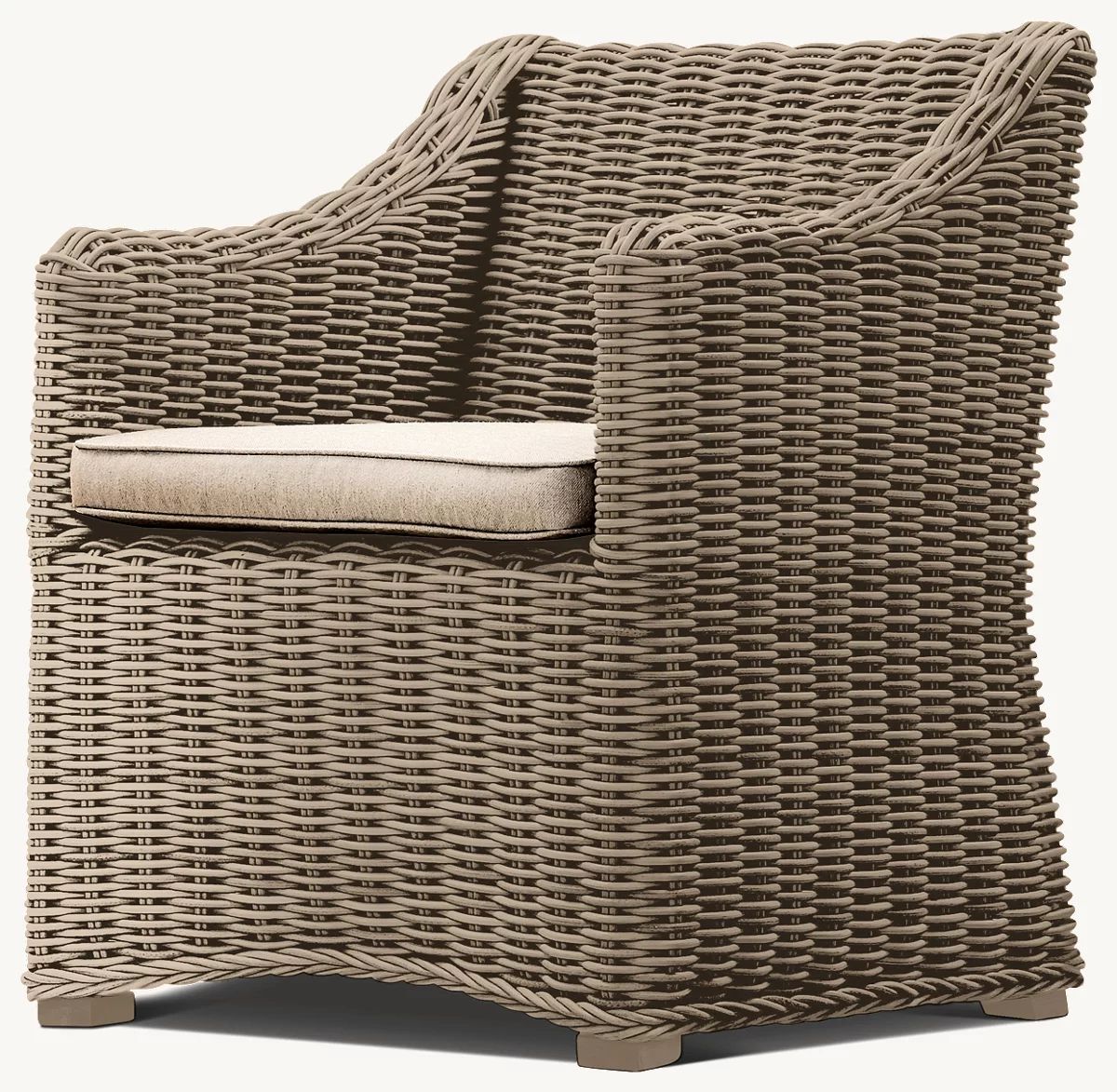 RH Provence Bucket Dining Armchair