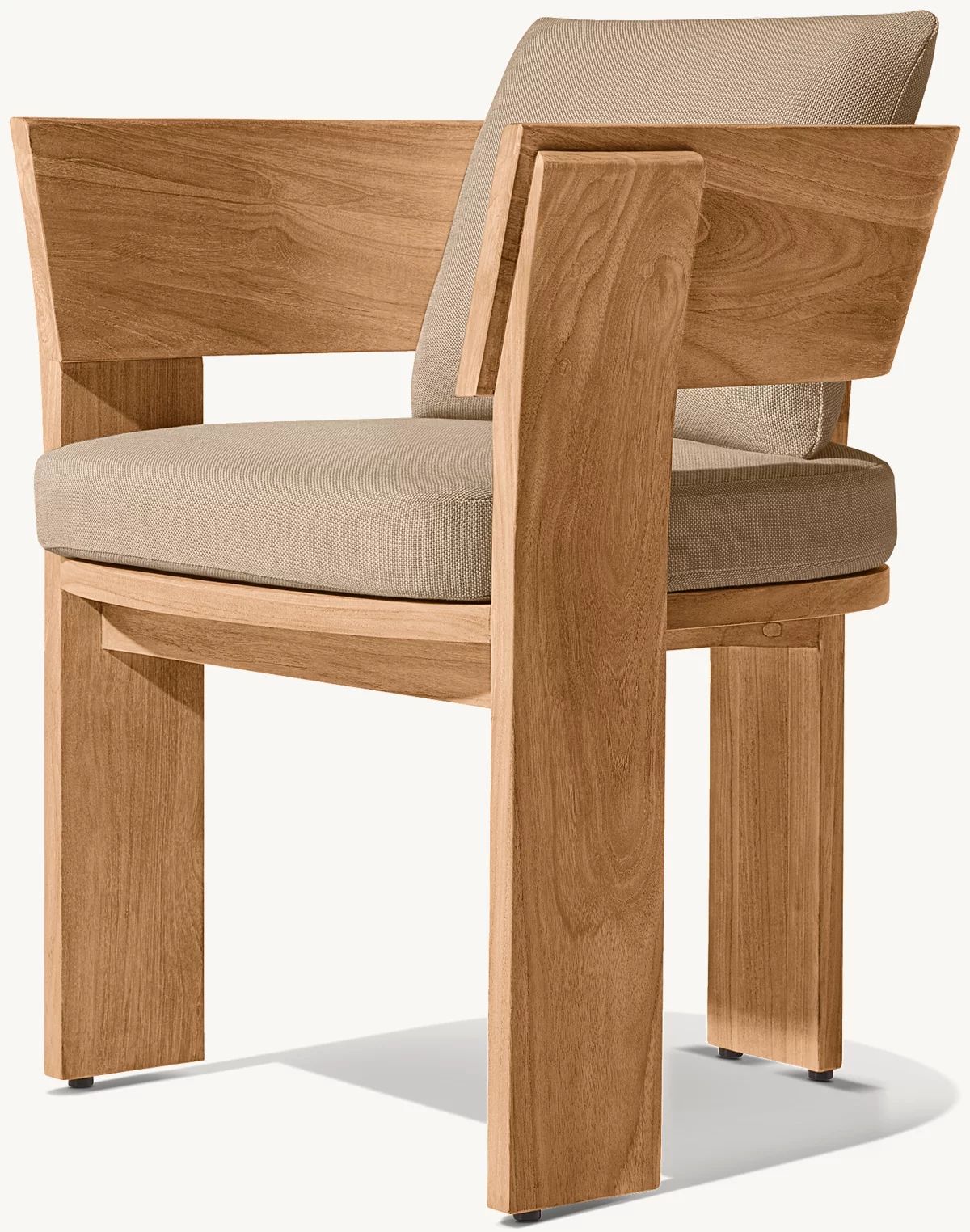 RH Solaro Teak Side Chair