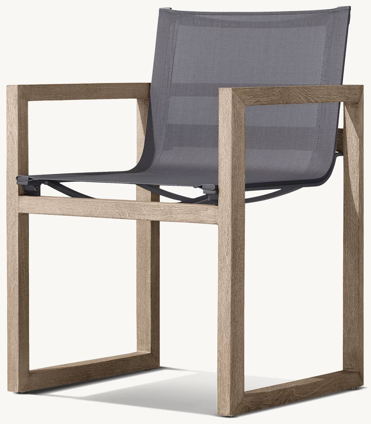 RH Paloma Teak & Mesh Dining Armchair