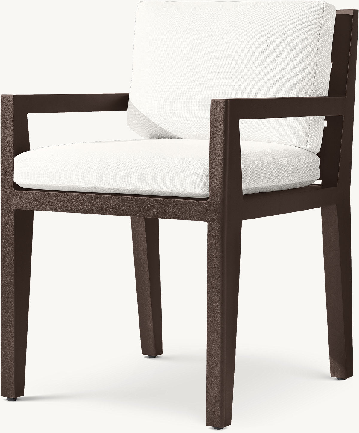 RH Maya Aluminum Dining Armchair