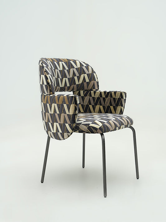 Fendi Pecan Dinning Chair