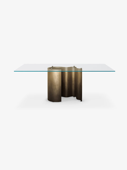 Cattelan Papelito Glass Dining Table