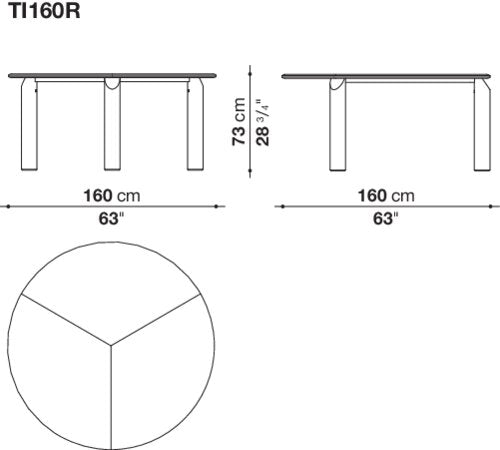 B&B Isos Dinning Table