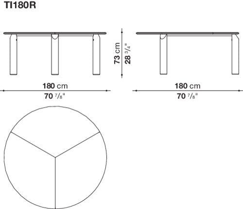 B&B Isos Dinning Table