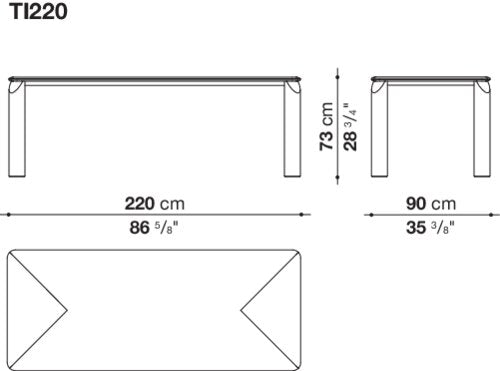 B&B Isos Dinning Table