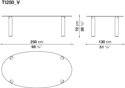 B&B Isos Dinning Table