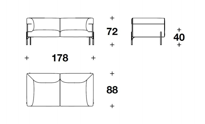 Fendi Palmer Sofa