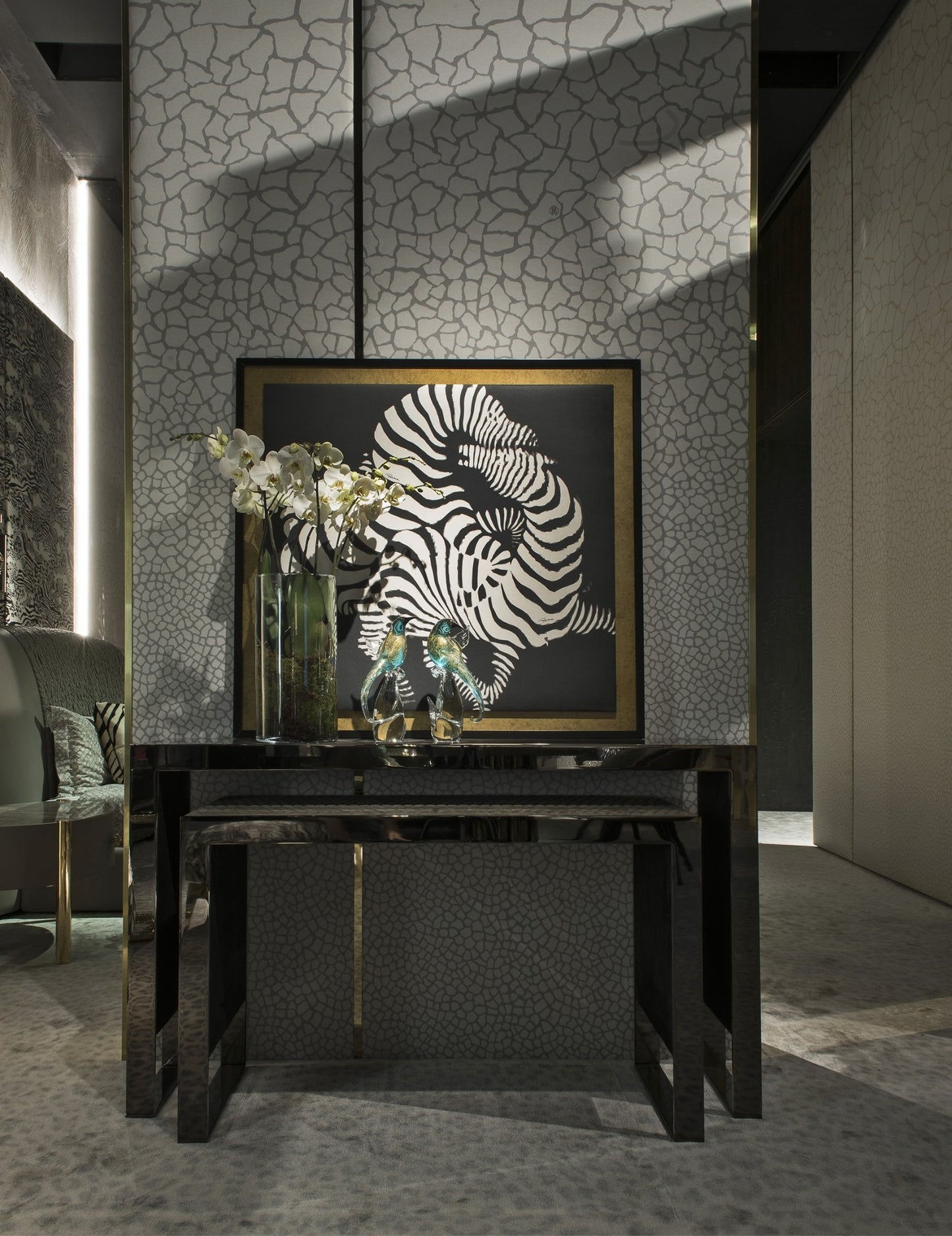 Roberto Cavalli Golden Bridge Console Table