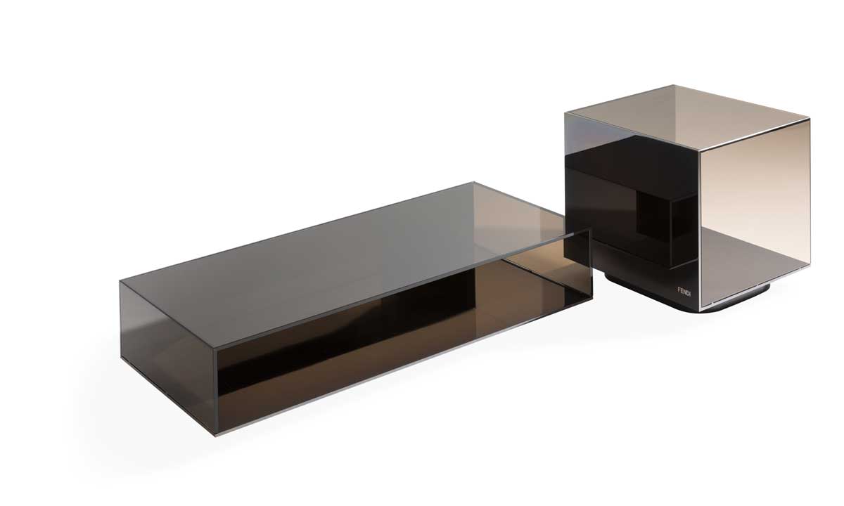 Fendi Prisme Crystal Transp Arent Coffee Table