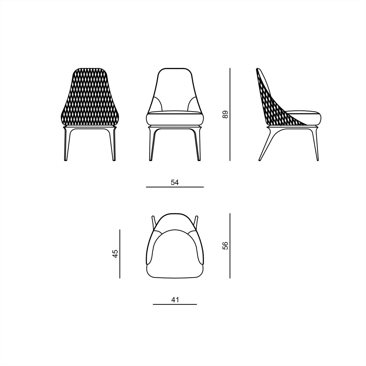 Visionnaire Asha Dining Chair