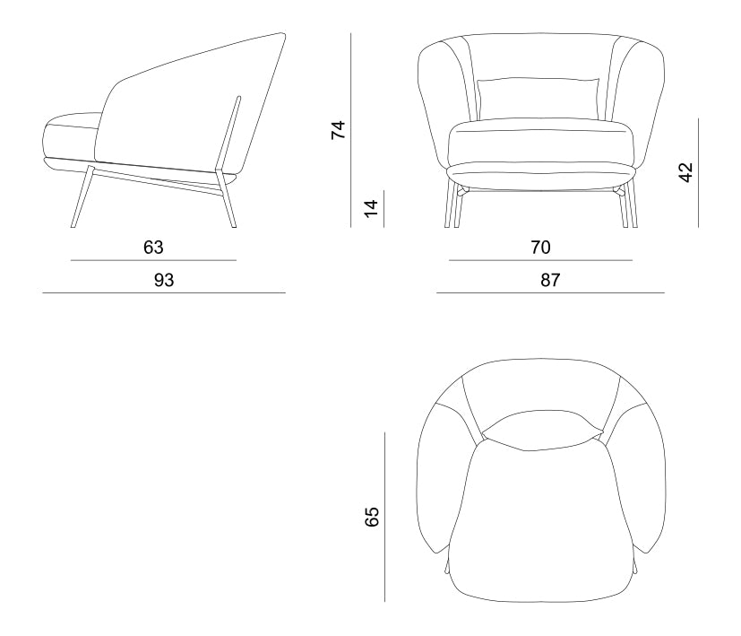 Visionnaire Bluemine Armchair