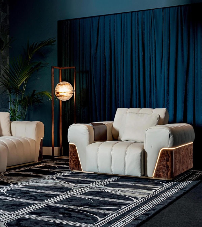 Visionnaire Brubeck Radica Armchair