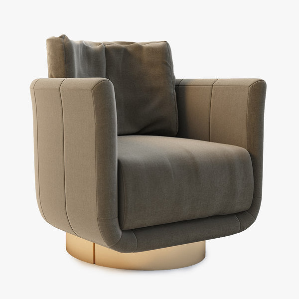 Fendi Artu Swivel Leisure Chair