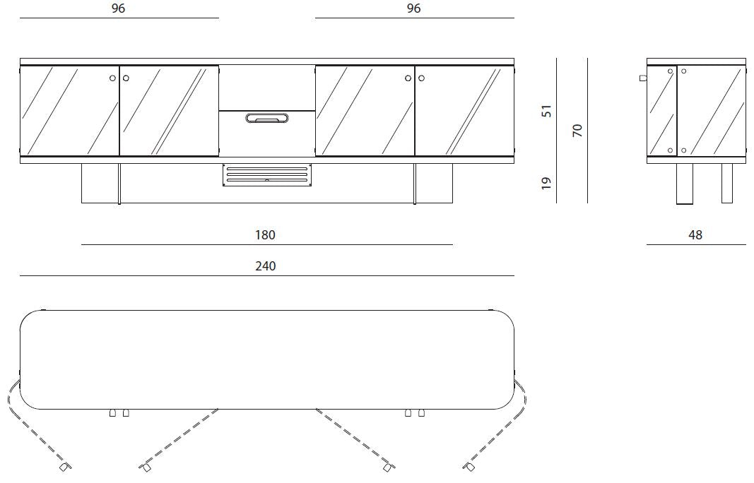 Visionnaire Dorinda Tv Stand