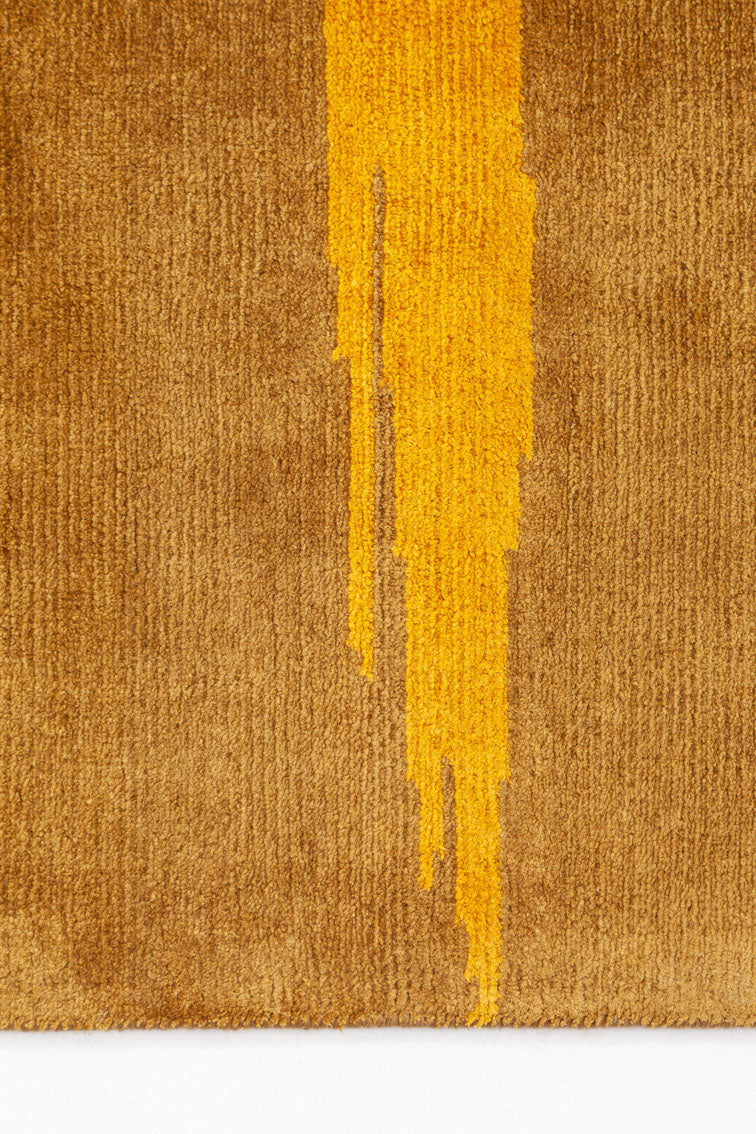 Fendi Yellow Sign Rug