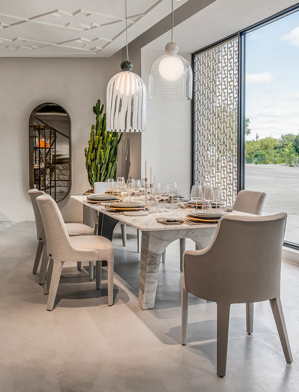 Fendi Arches Legs Dining Table