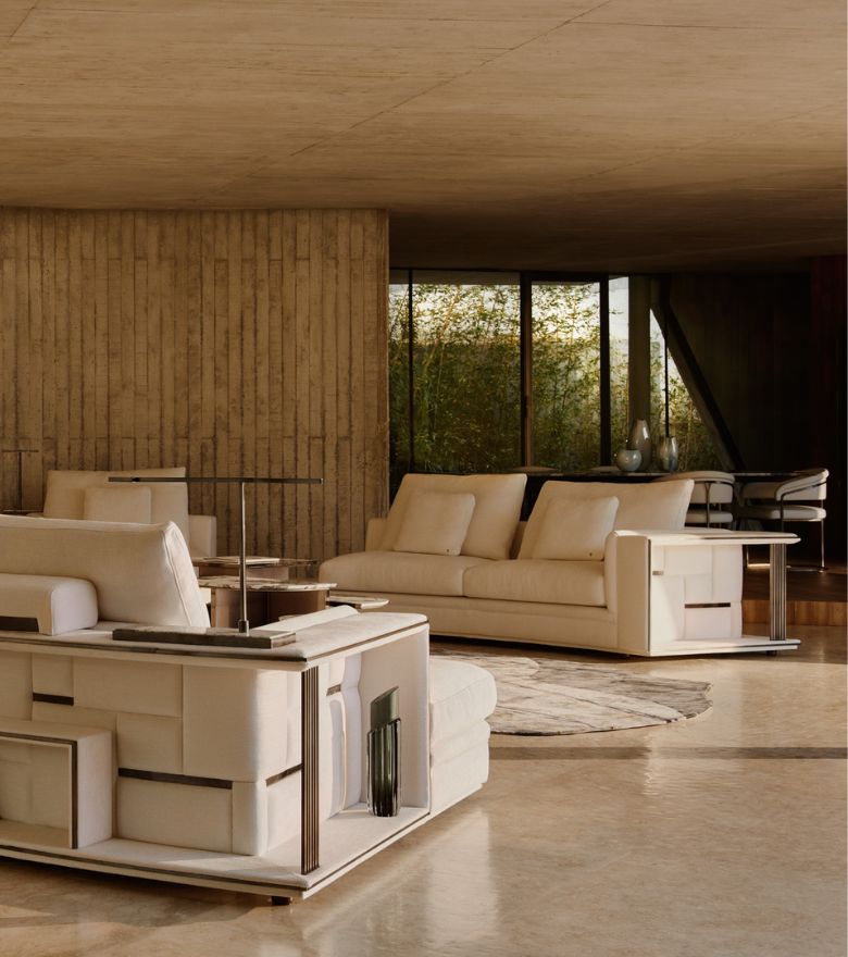 Visionnaire Babylon Rack Circle Sofa