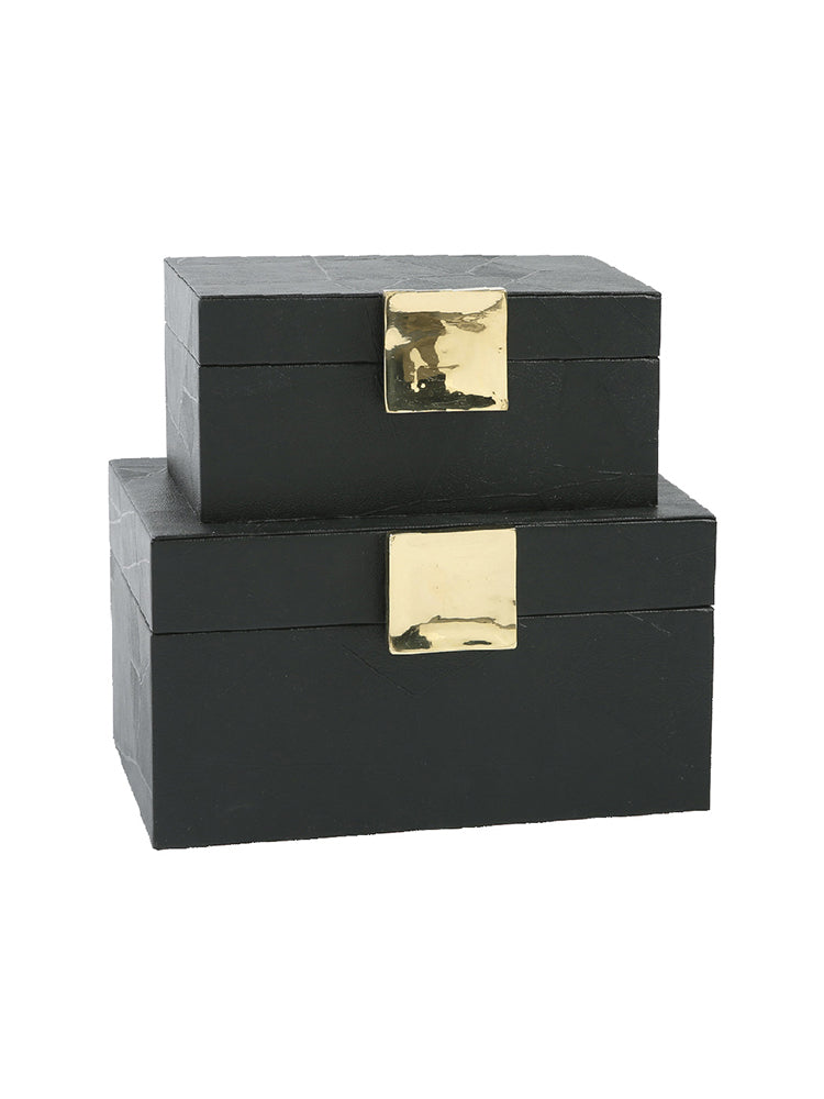 HE003X01 storage box set of two