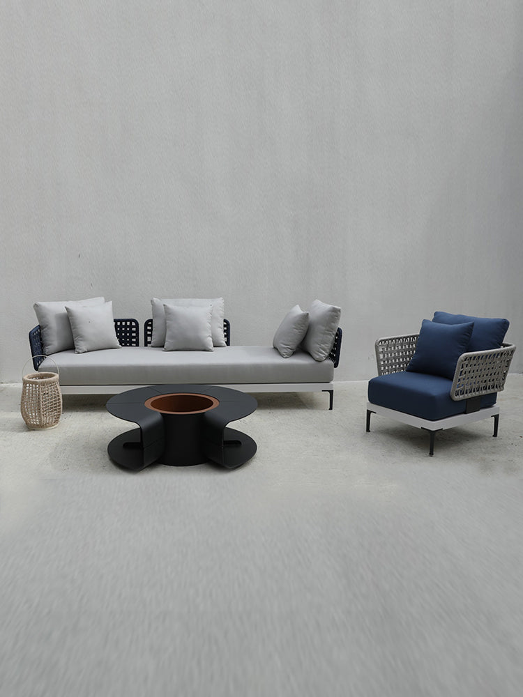 Aluminum sofa