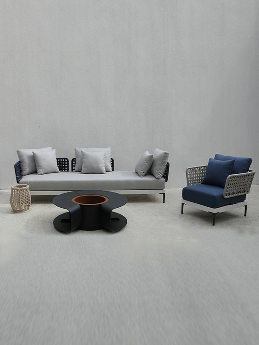 Aluminum sofa